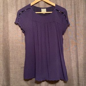 MAEVE/ANTHROPOLOGIE Dotted Swiss Blouse, 2